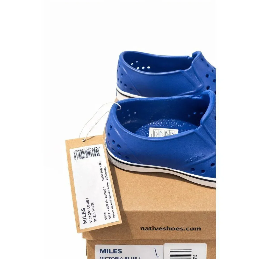 Native Jefferson Toddler Kids Slip-On Water Shoes Victoria Blue C5 Lightweight